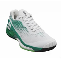 Wilson Tennis Shoes Rush Pro 4.0 Clay/Sand Court White/Green Men's